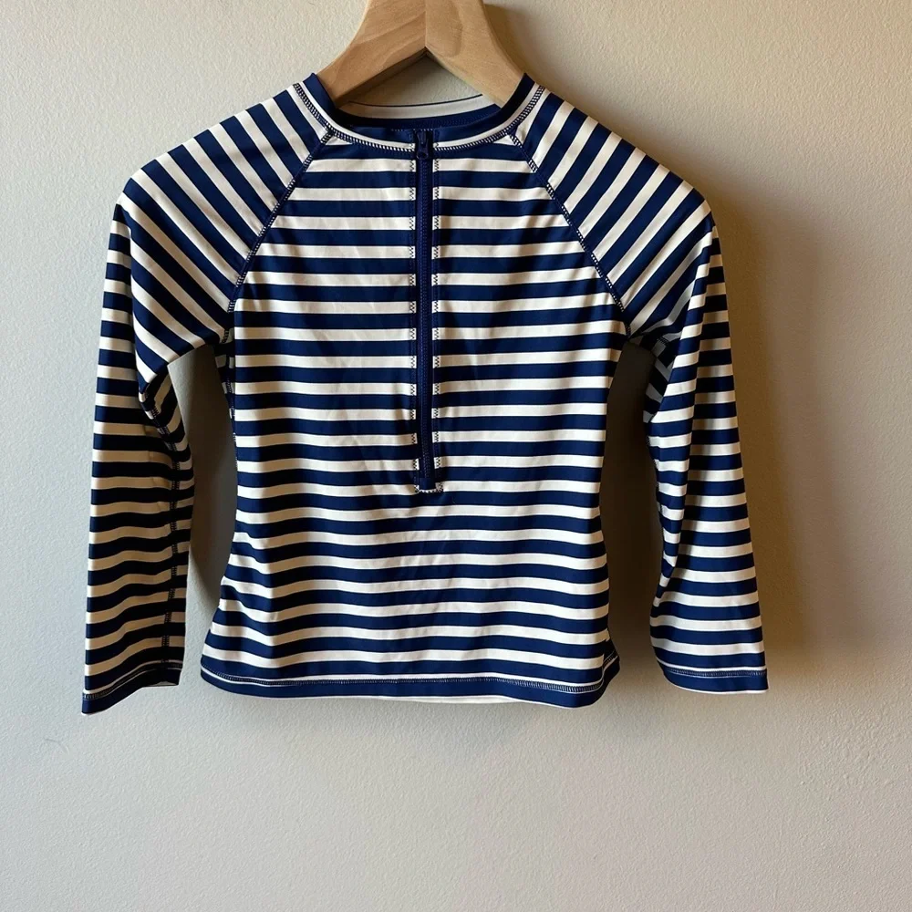 Tea Collection Nautical Striped Kids Swim Shirt